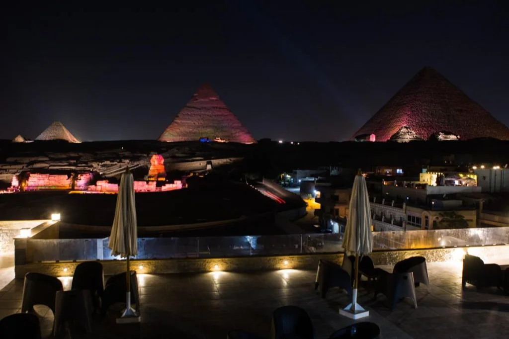 hayat pyramids sound and light